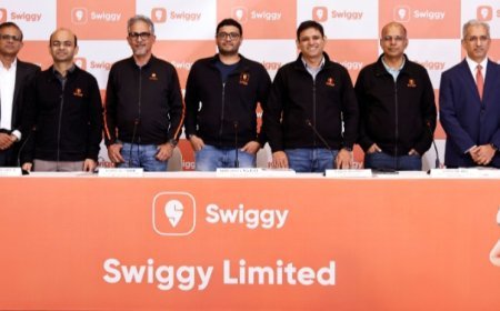 स्विगी लिमिटेड का आईपीओ 6 नवंबर से होगा लॉन्च, ₹371-₹390 के प्राइस बैंड में निवेश का मौका