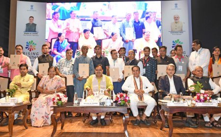 राइजिंग राजस्थान के जयपुर जिला स्तरीय निवेश शिखर सम्मेलन में 45 हजार करोड़ रुपये के एमओयू