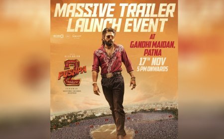 पटना के गांधी मैदान में होगा 'पुष्पा 2: द रूल' का ट्रेलर लॉन्च, 17 नवंबर को मचेगा जबरदस्त धमाल